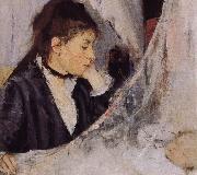 Berthe Morisot Detail of Cradle oil painting artist